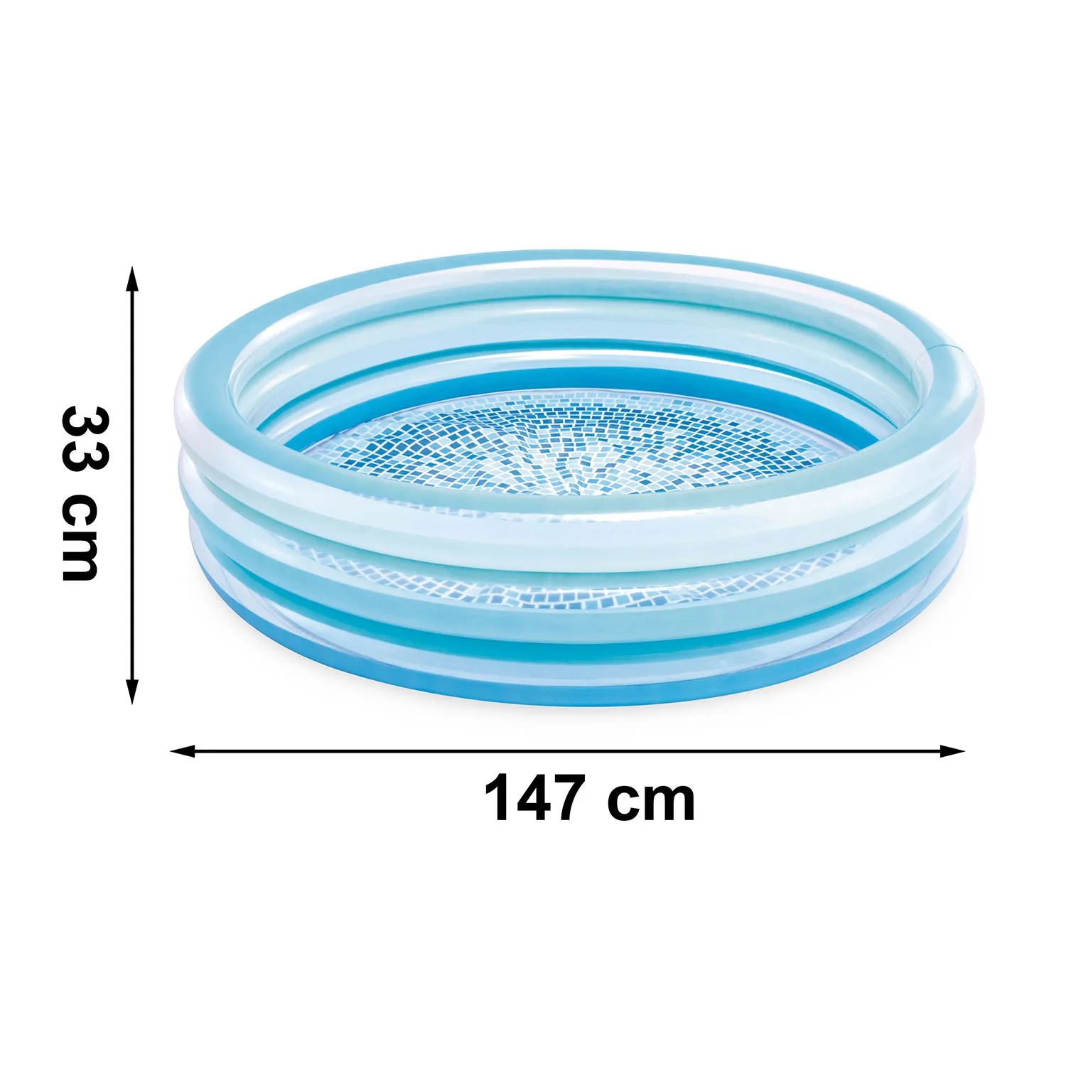 intex 58467 bazen na napuhavanje – brodić mozaika, 147 × 33 cm - slika 5