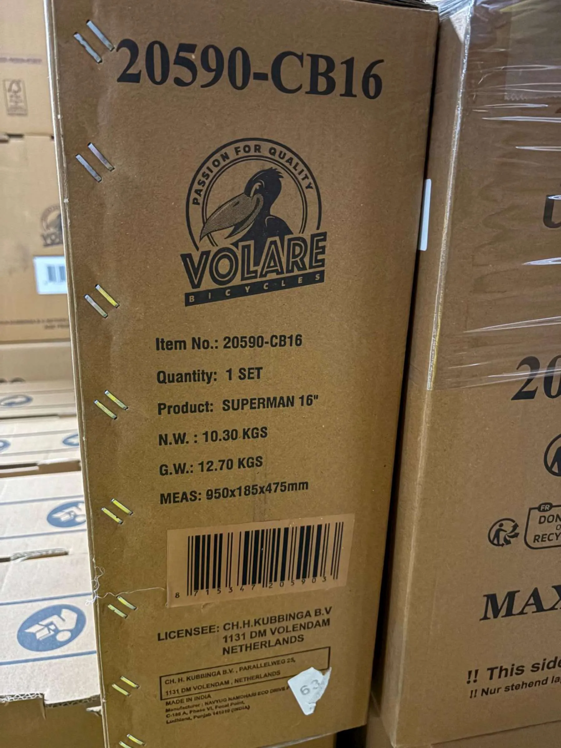 volare dječji bicikl superman 16″ plave boje - slika 12