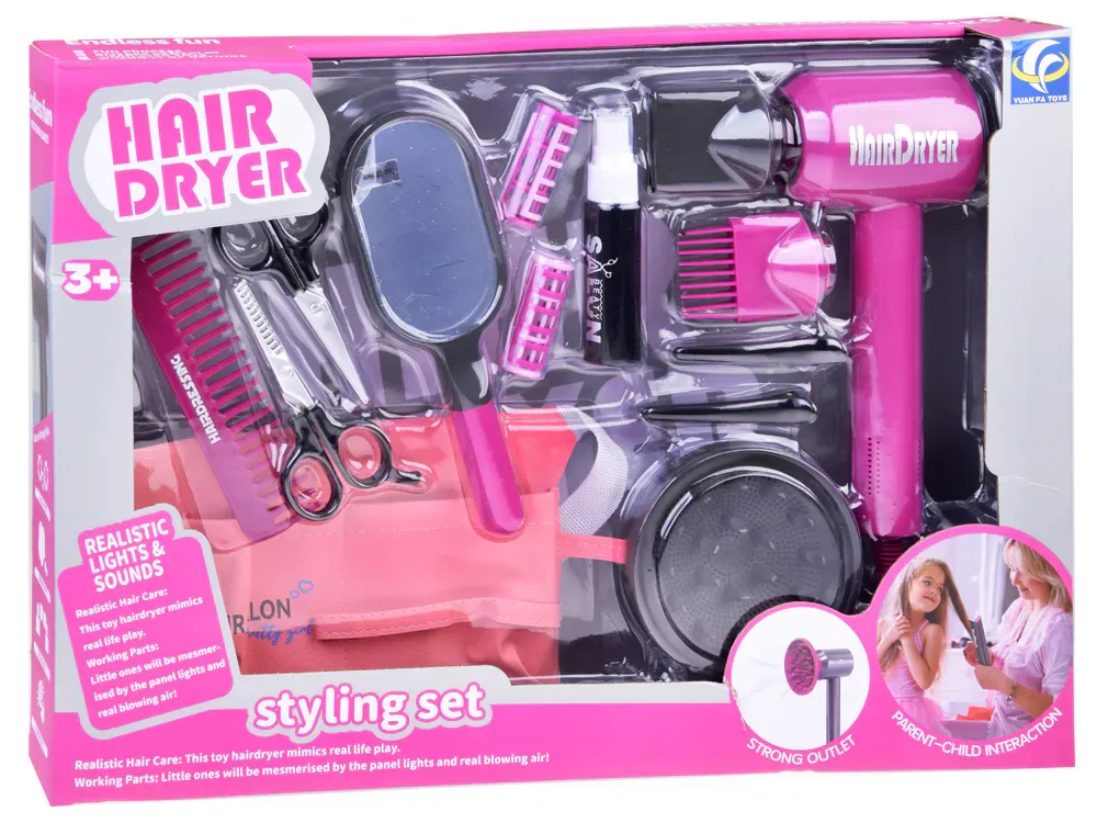 mali frizerski set s frizerskim dodacima - slika 9