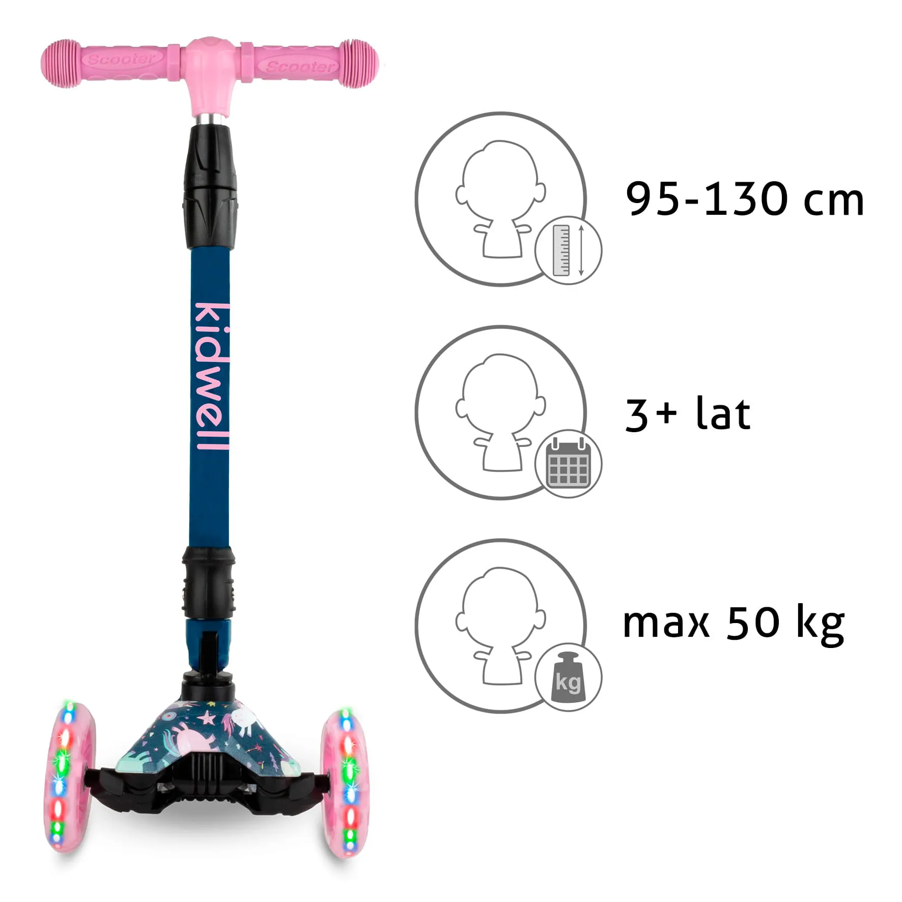 kidwell vento romobil s led kotačima - slika 5