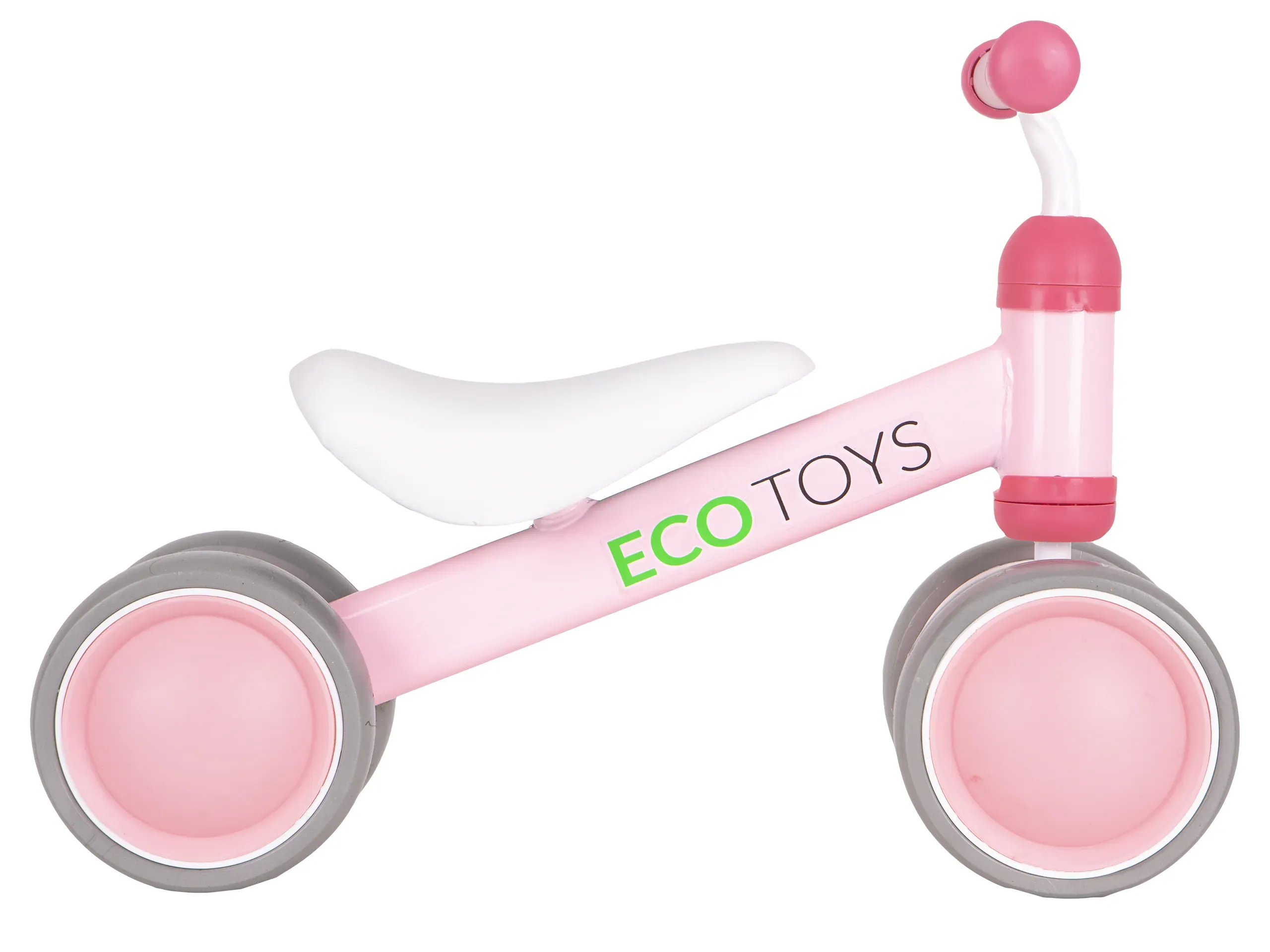 ecotoys dječji mini bicikl guralica rozi - slika 2