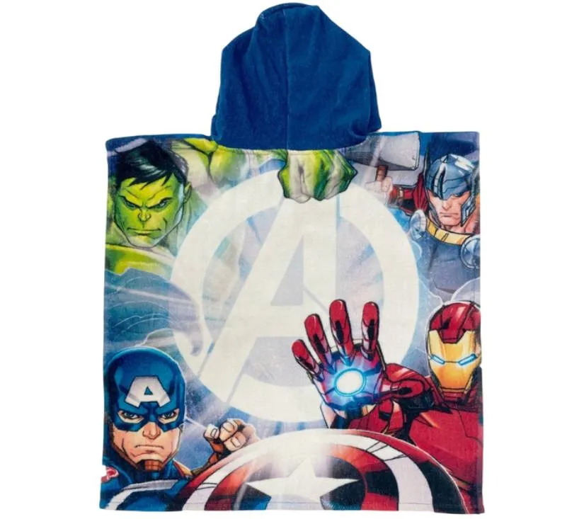 pamučni pončo ručnik marvel avengers 55 x 100 cm - slika 3