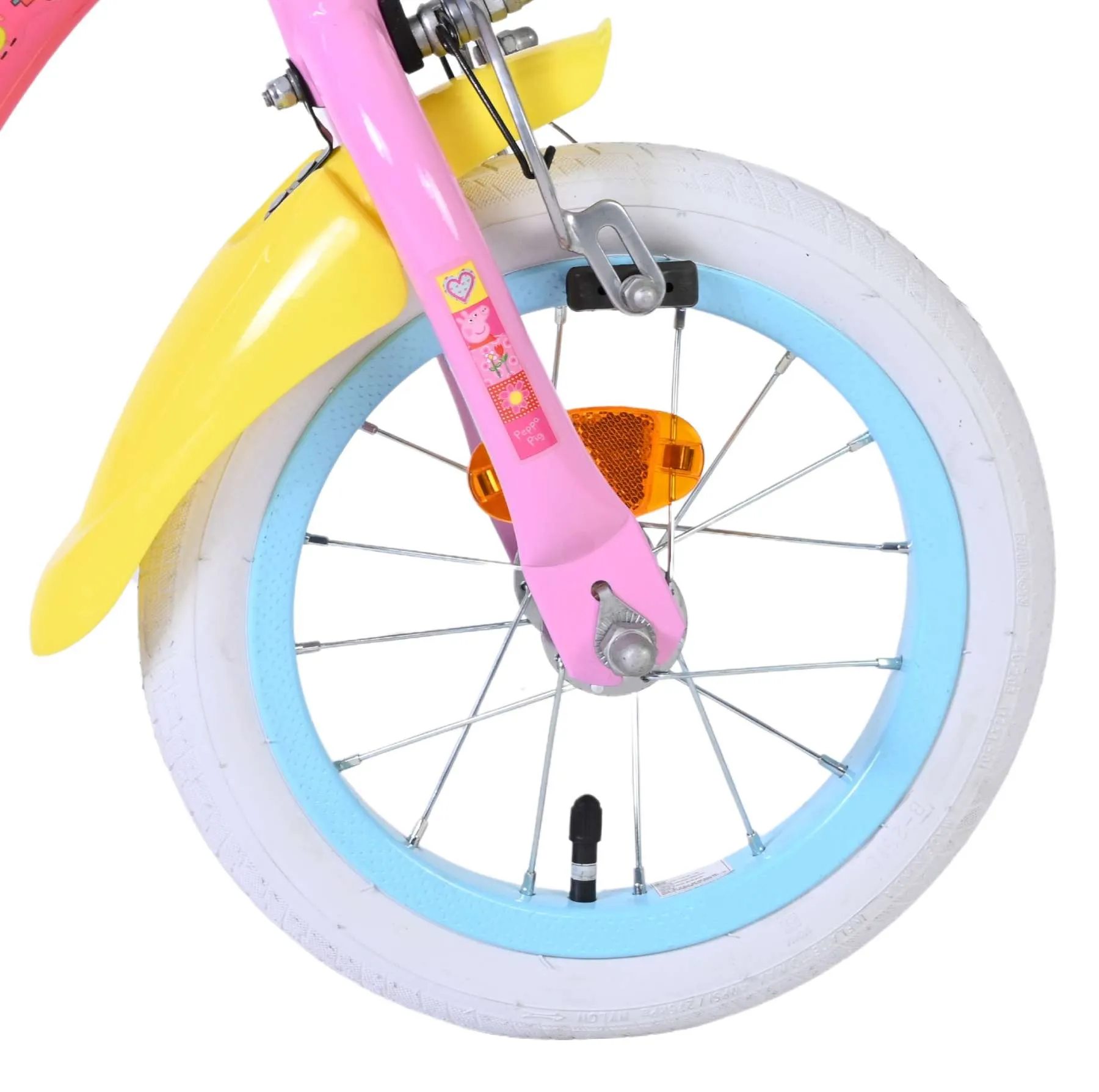 volare dječji bicikl peppa pig 12″ ružičaste boje - slika 4