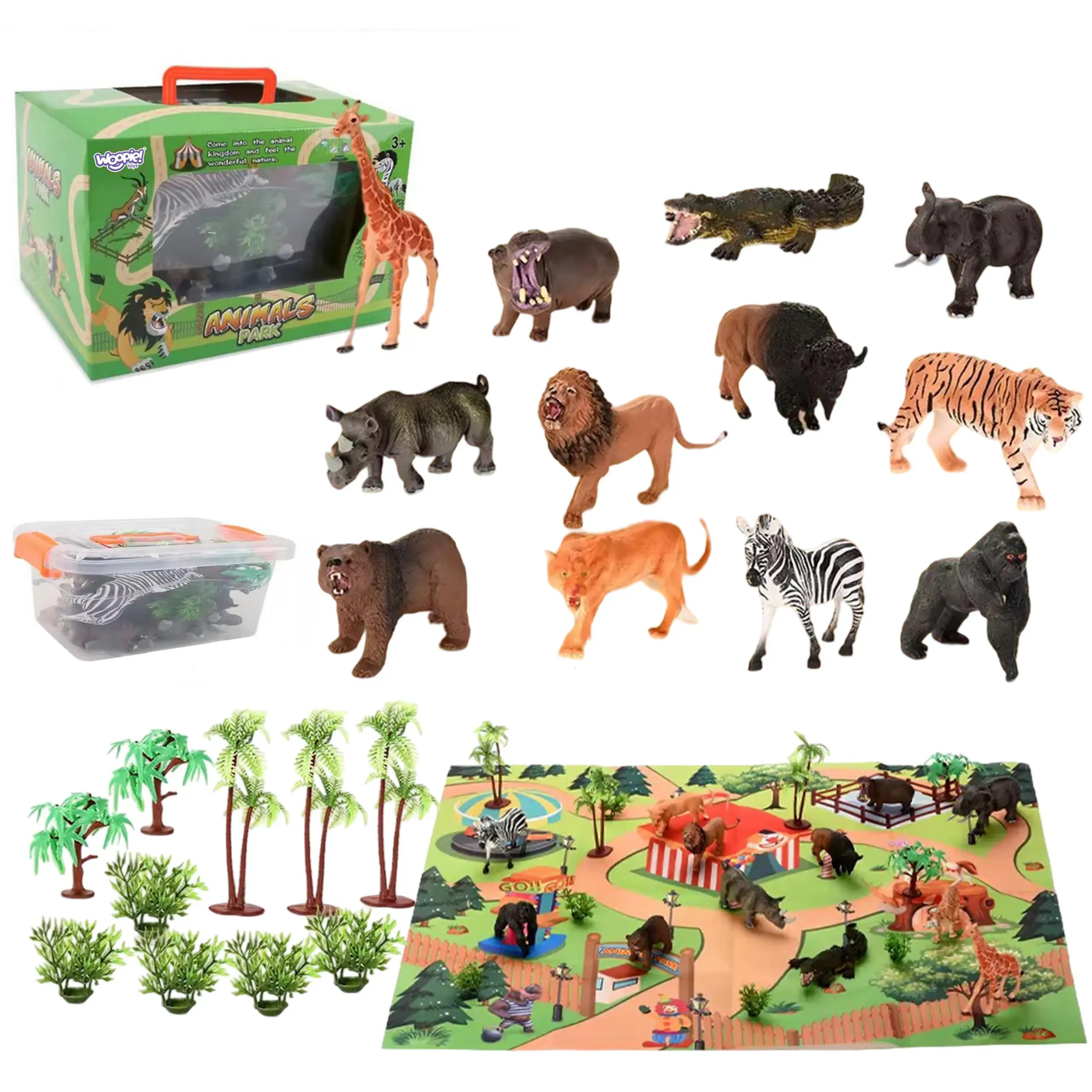 Woopie set figurica " Divlje životinje " 24 el. - Pribislavec