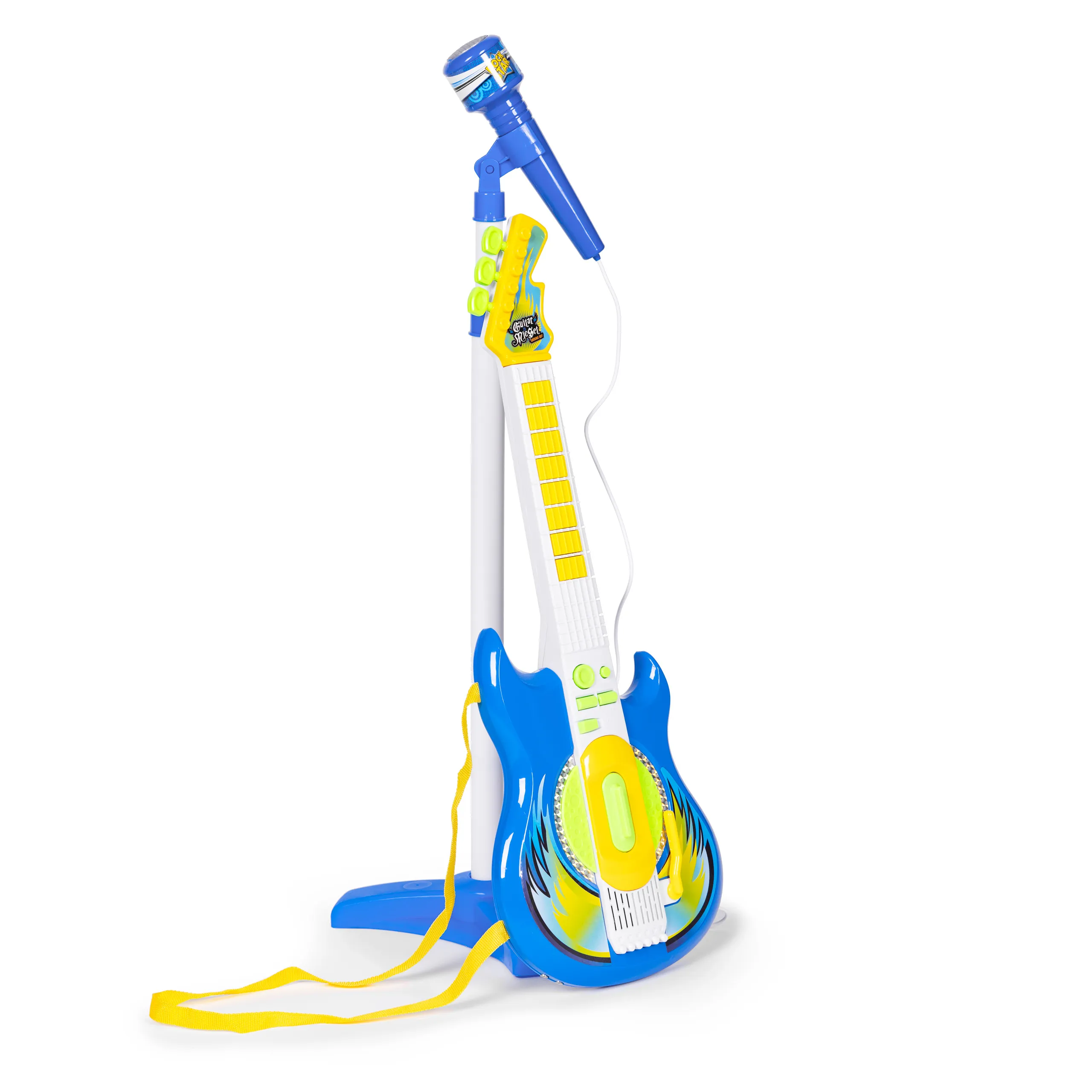 glazbeni set - mikrofon, električna gitara i stalak - slika 3