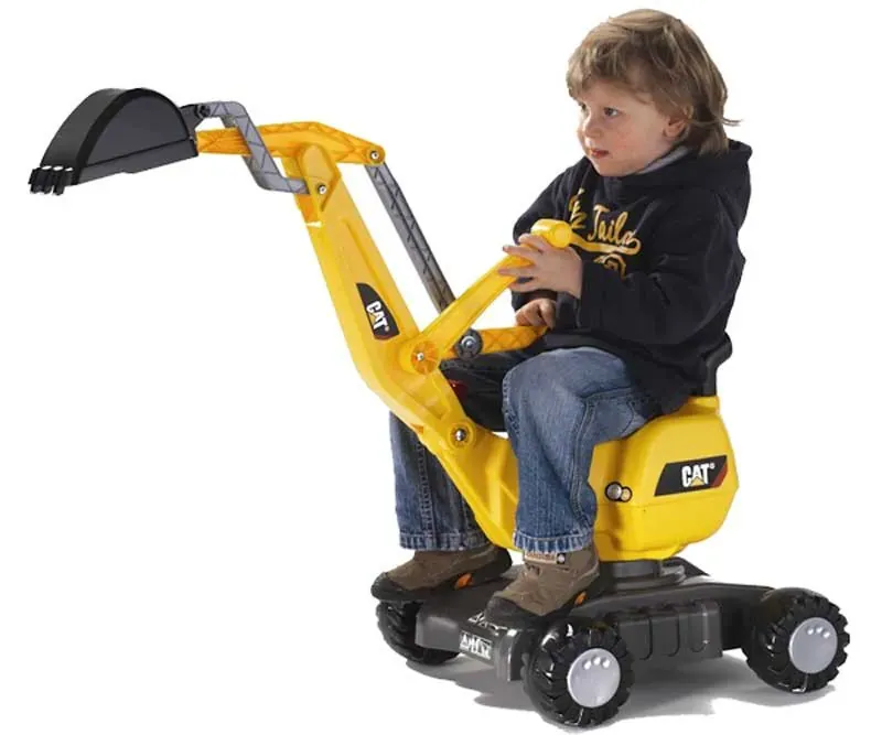 rolly toys rotirajući bager za vožnju - cat - slika 4