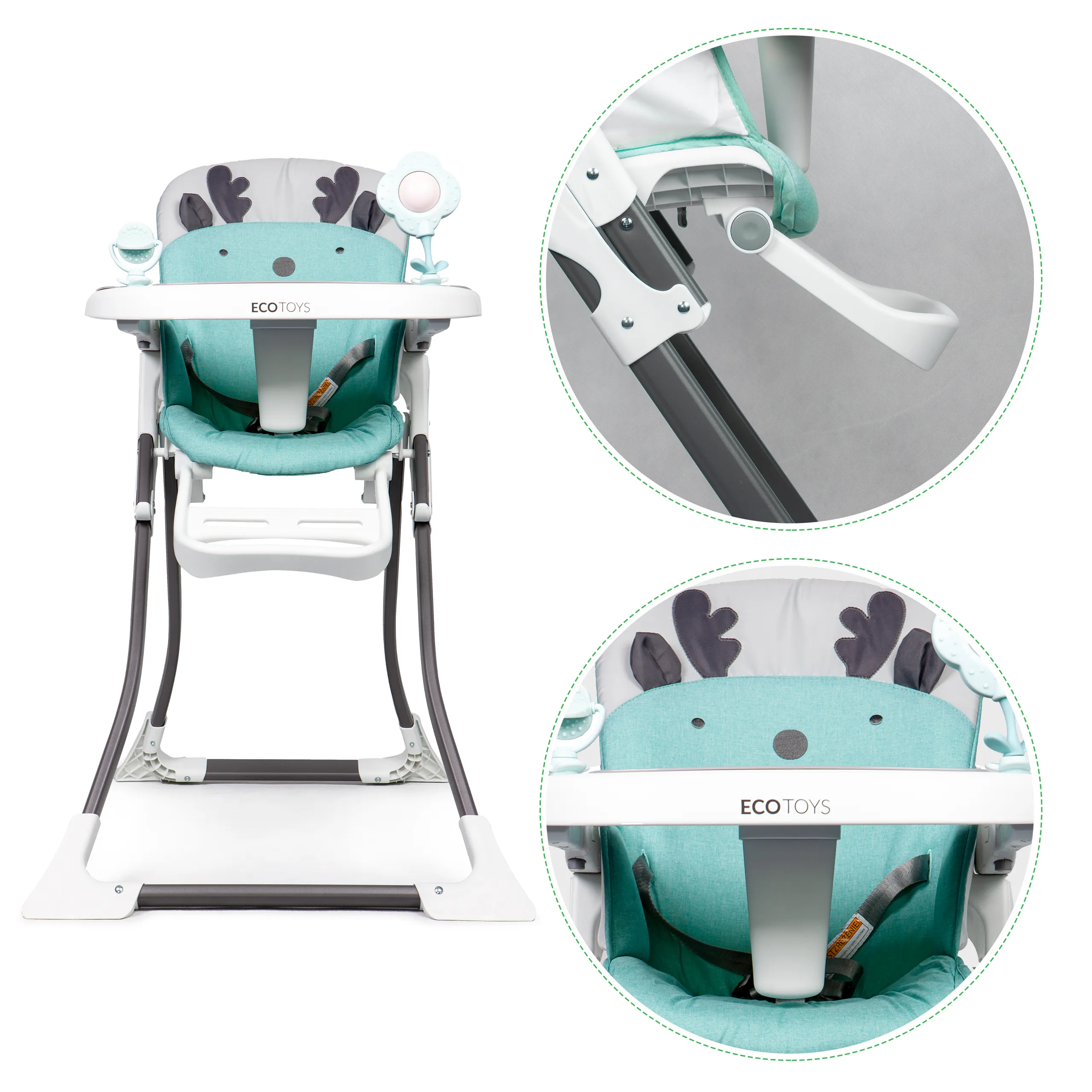 ecotoys hc301 hranilica za bebu tirkizna - slika 8