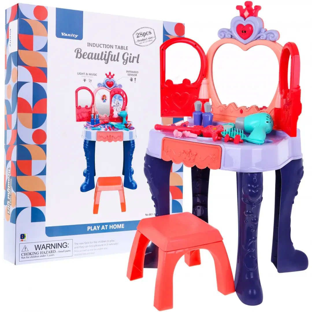 dječji set za uljepšavanje toaletni stolić princeza - slika 2