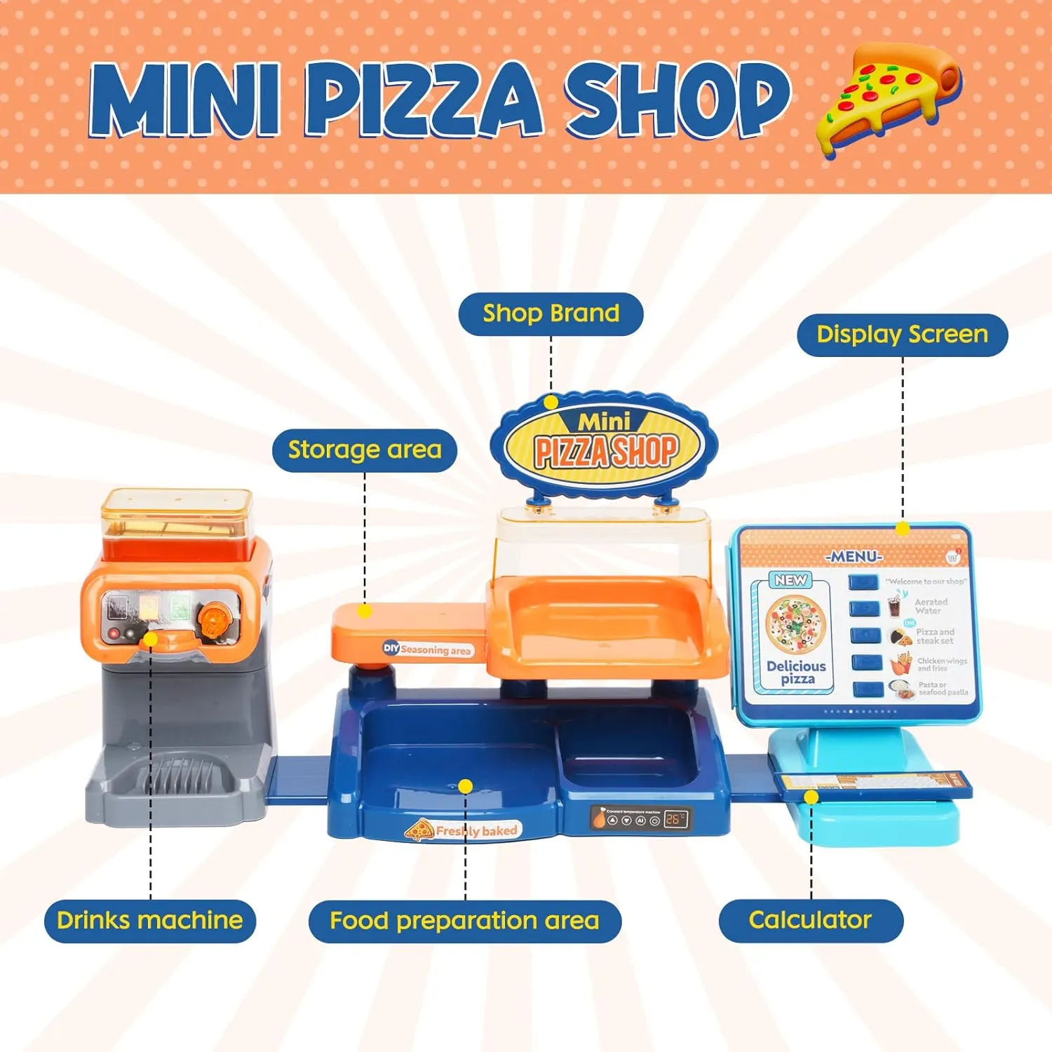 woopie mini pizza restoran 35 el. - slika 7
