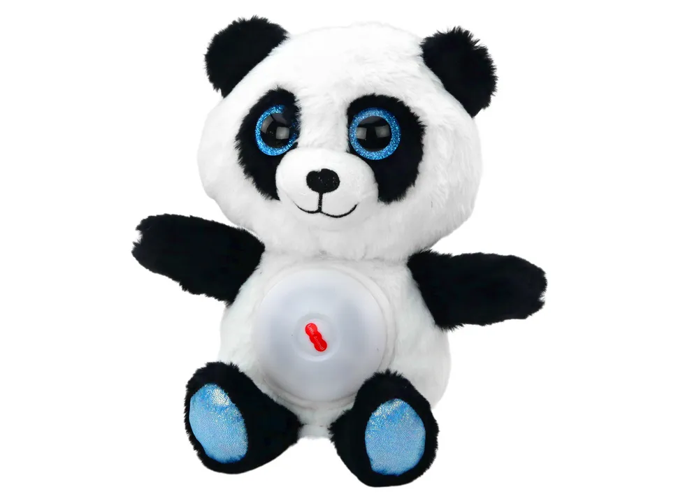 plišana panda - lampa s uspavanka za spavanje 30 cm - slika 3
