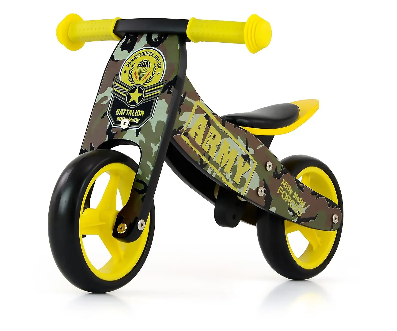 dječji bicikl bez pedala 2u1 jake army - slika 3