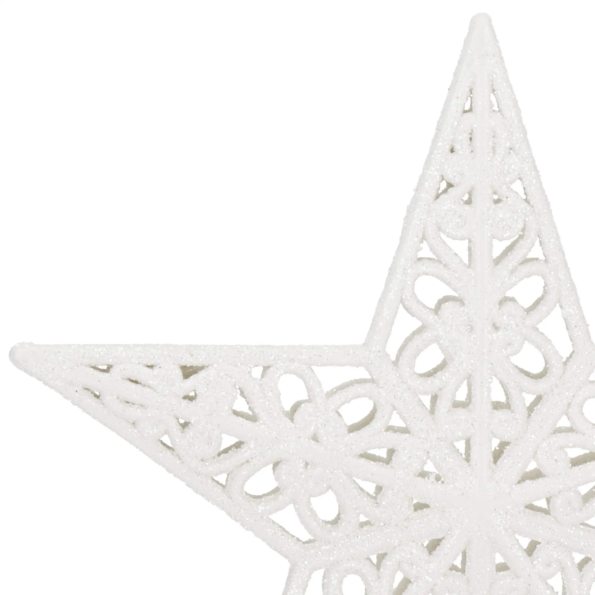 božićni ukras zvijezda 19,5 × 20,5 cm bijela - slika 7