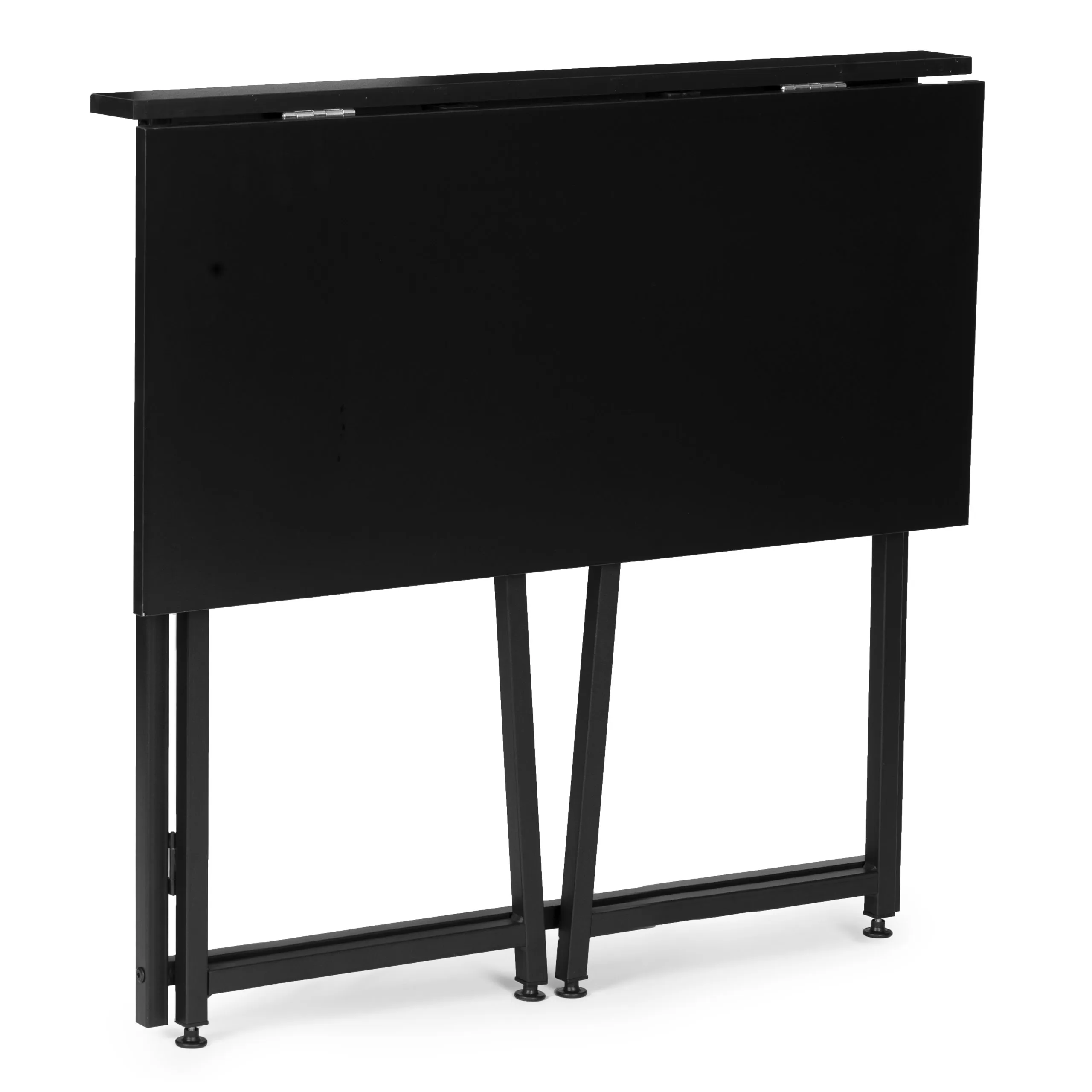 modernhome sklopivi računalni stol 80 × 45 cm za laptop – crni - slika 7