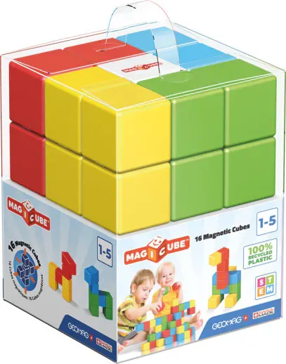 geomag magicube kocke u punoj boji, 16 kom - slika 2
