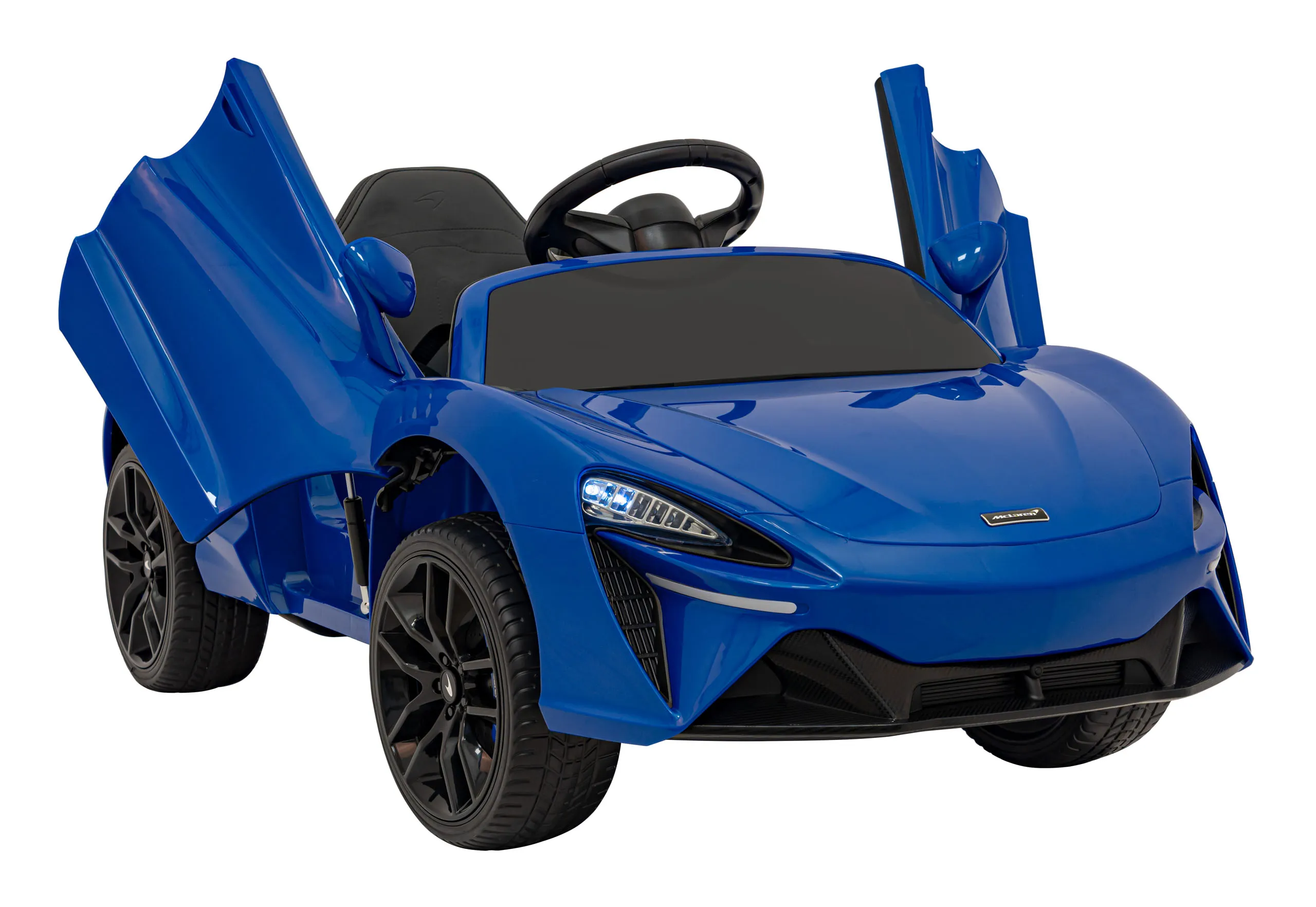mclaren artura, auto na akumulator, plavi - slika 9