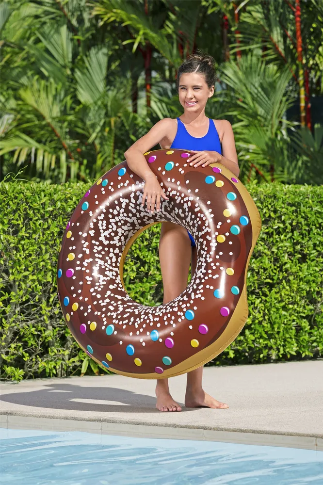 bestway donut za plivanje smeđi - slika 5