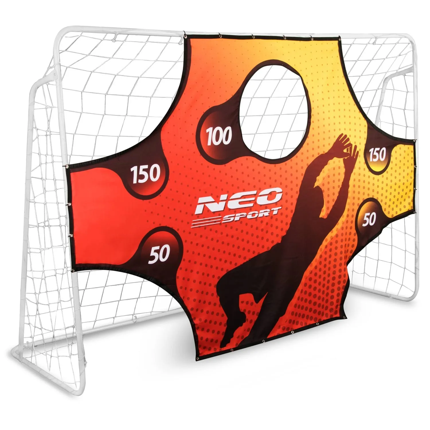 nogometni gol 245 x 155 x 80 cm + meta - slika 4