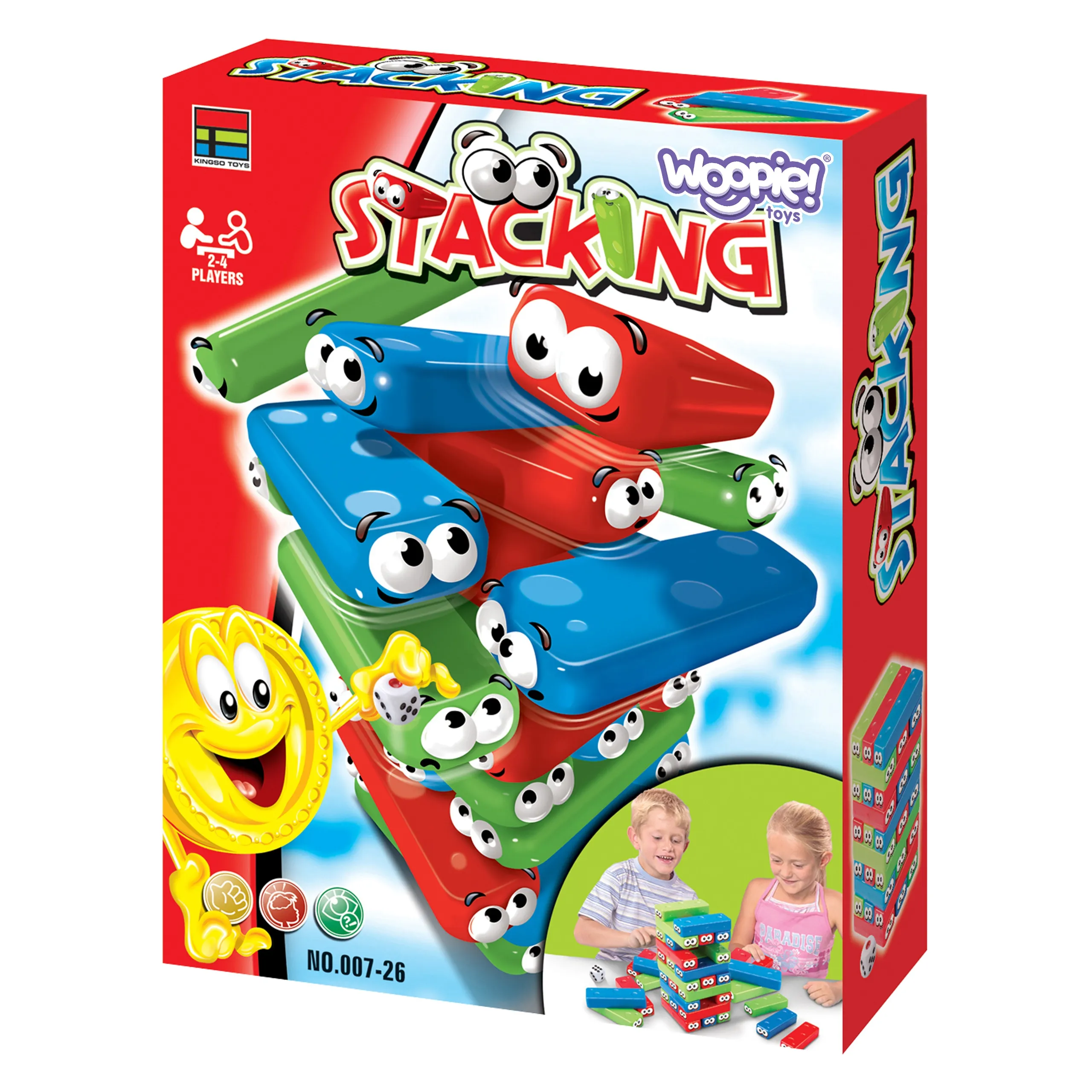 woopie društvena igra " kula ljuljačka s jenga blokovima " 4+ - slika 8