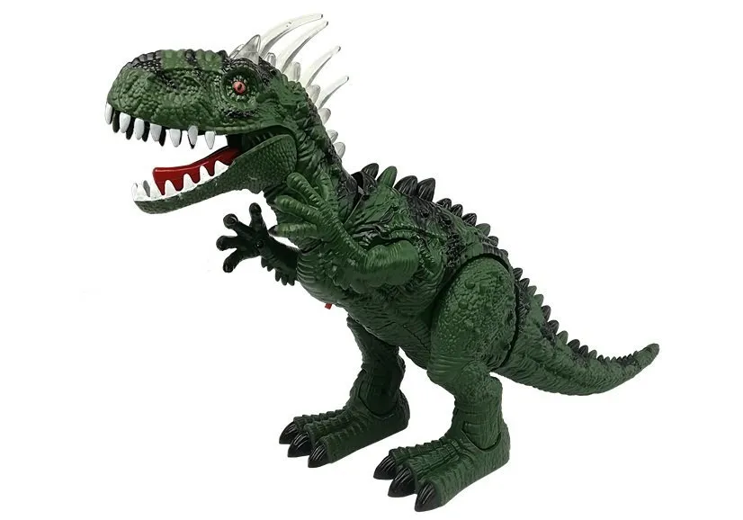 set dinosaura t-rexa koji liježe jaja zeleni 52cm - slika 6