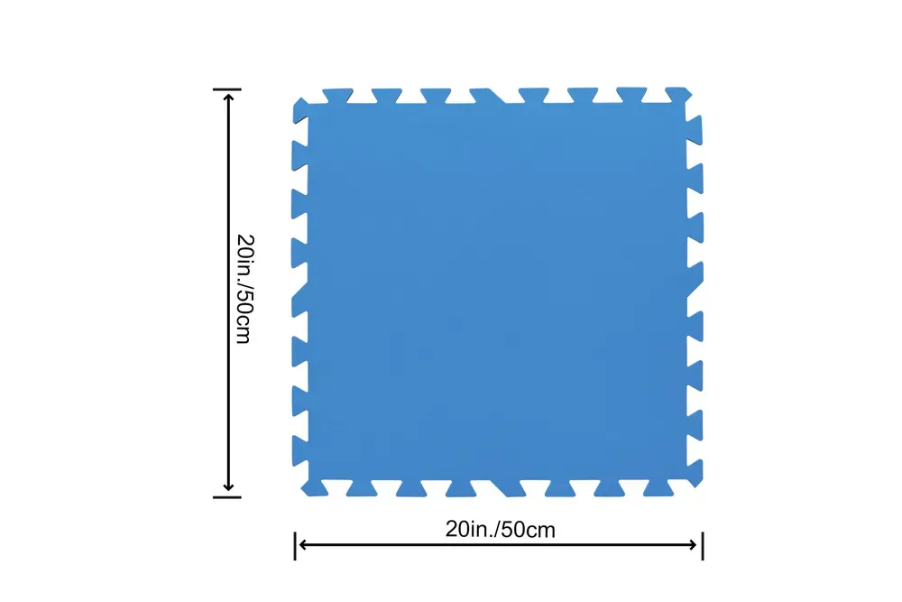 bestway 58220 pjenasta prostirka ispod bazena 50x50cm plava - slika 3