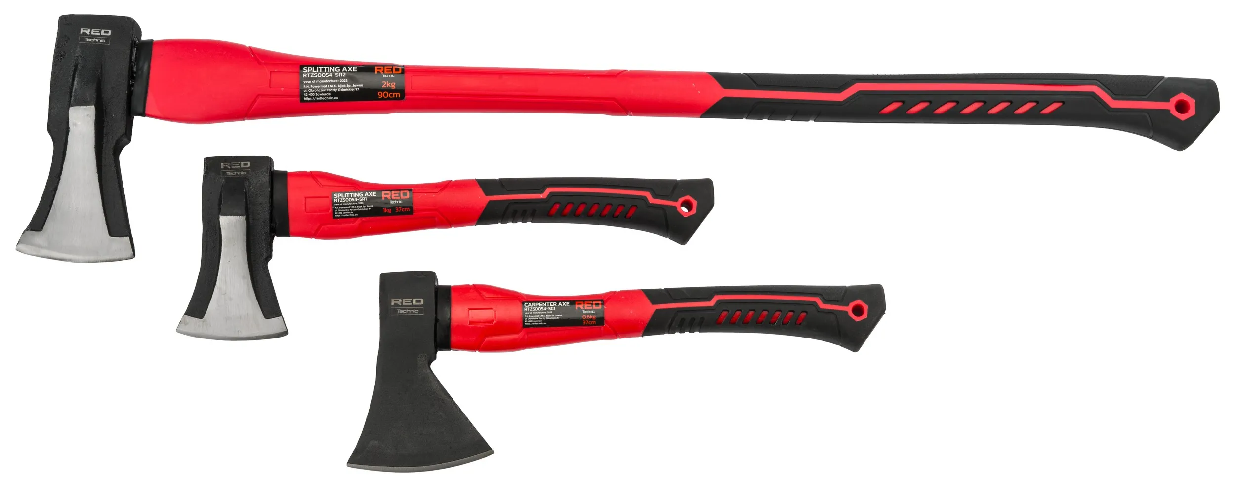 red technic set sjekira za cijepanje i tesanje drva 3 kom rtzs0054 - slika 3