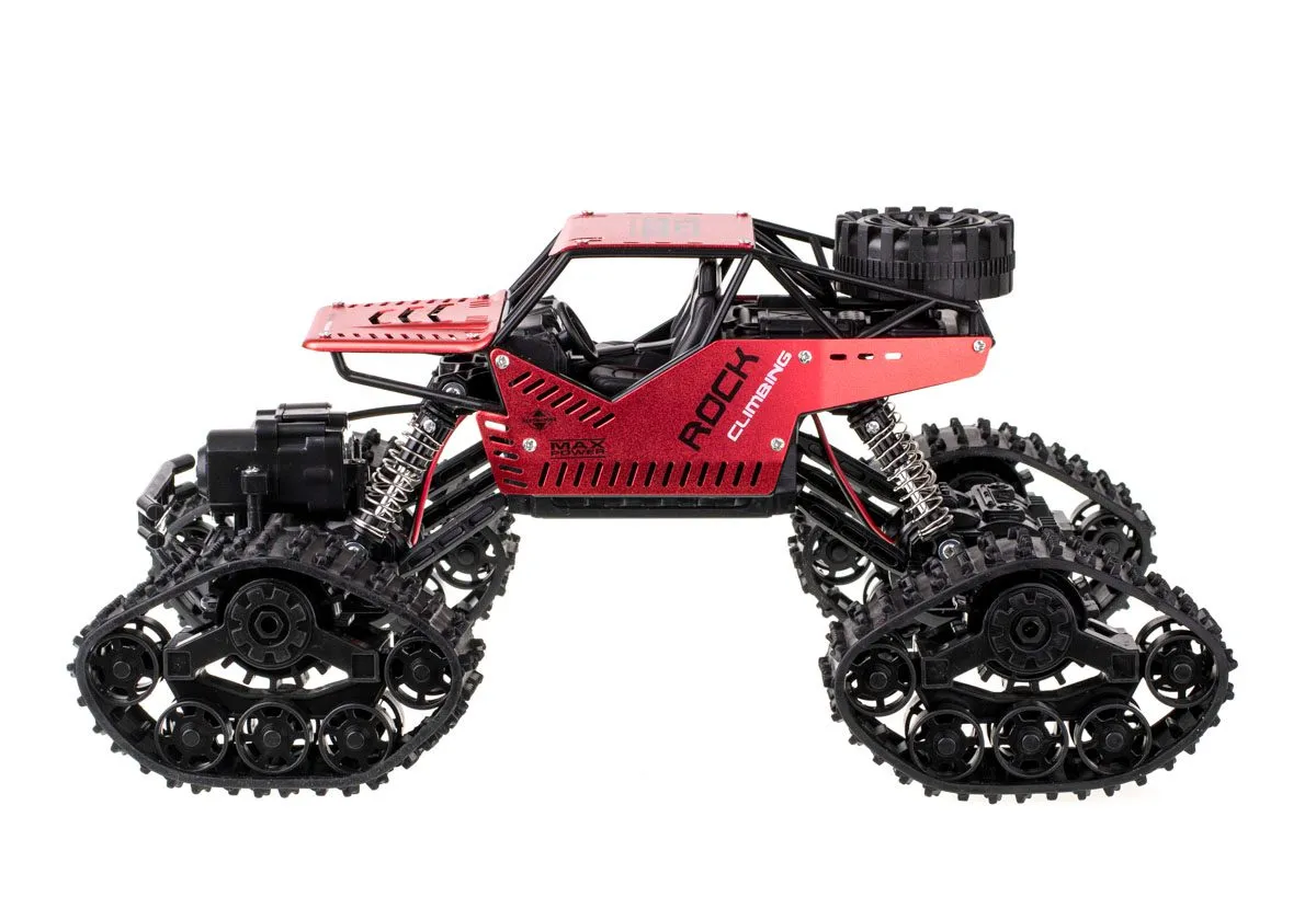 rc rock crawler 4x4 lhc012 automobil na daljinski 2in1 crveni - slika 5