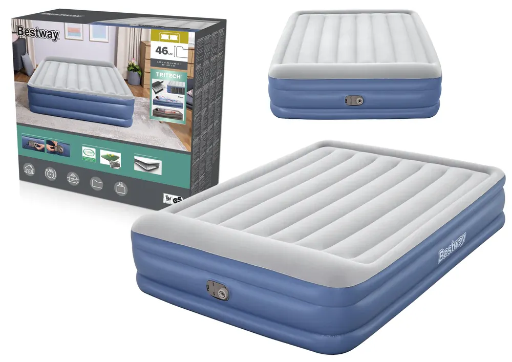 bestway 67630 madrac na napuhavanje 203 x 152 x 46cm - slika 1