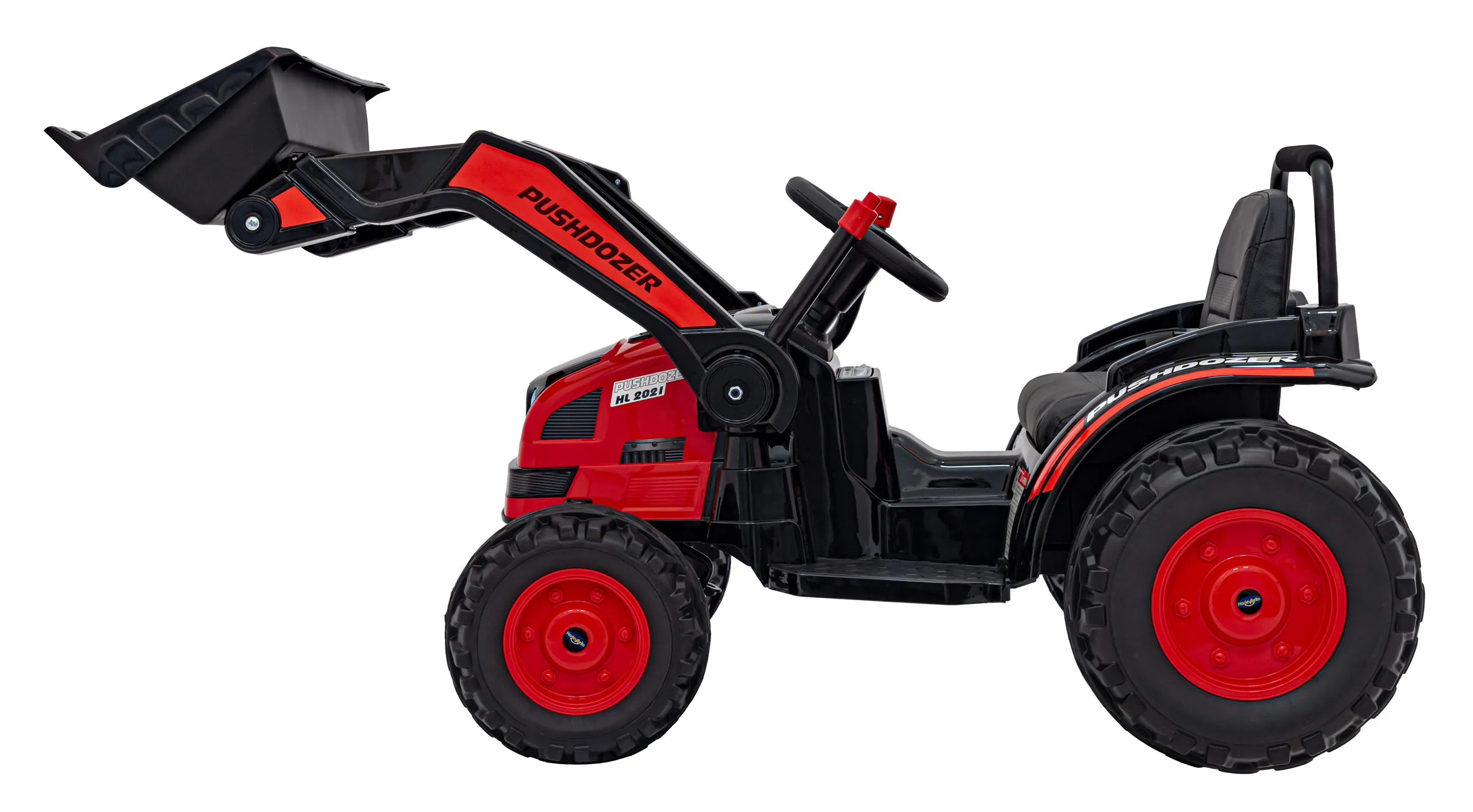 bager/traktor na akumulator, crveni - slika 8