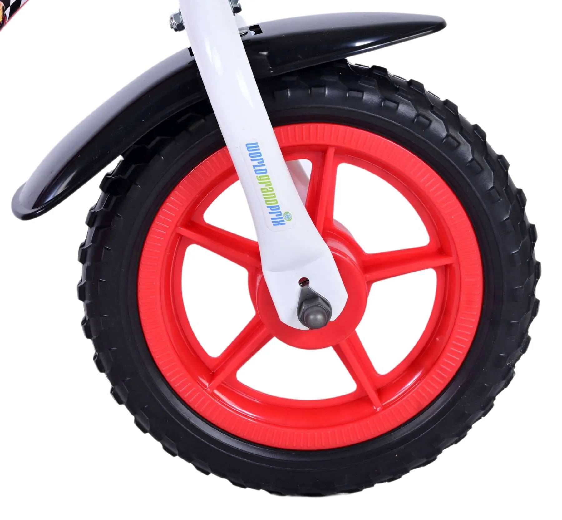 dječji bicikl disney cars 10" s fiksnim prijenosom - crveni - slika 5