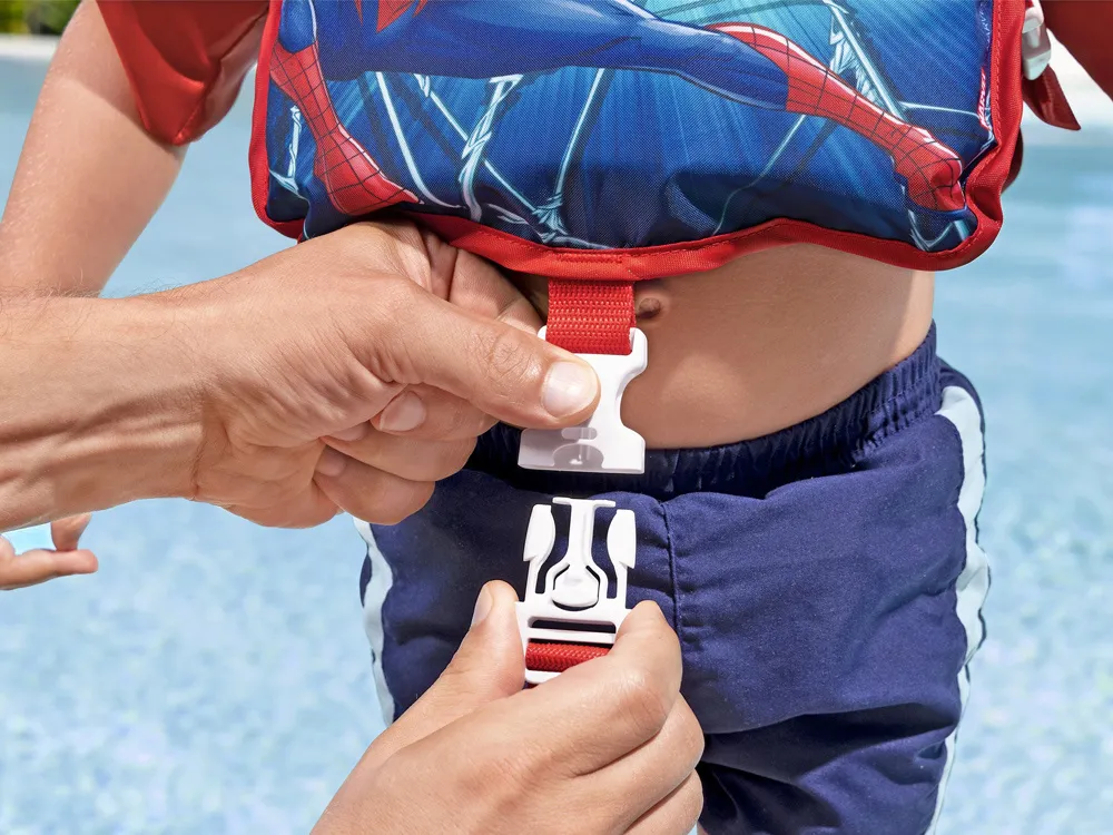 bestway dječji prsluk za plivanje s rukavima 98795 spider man - slika 7