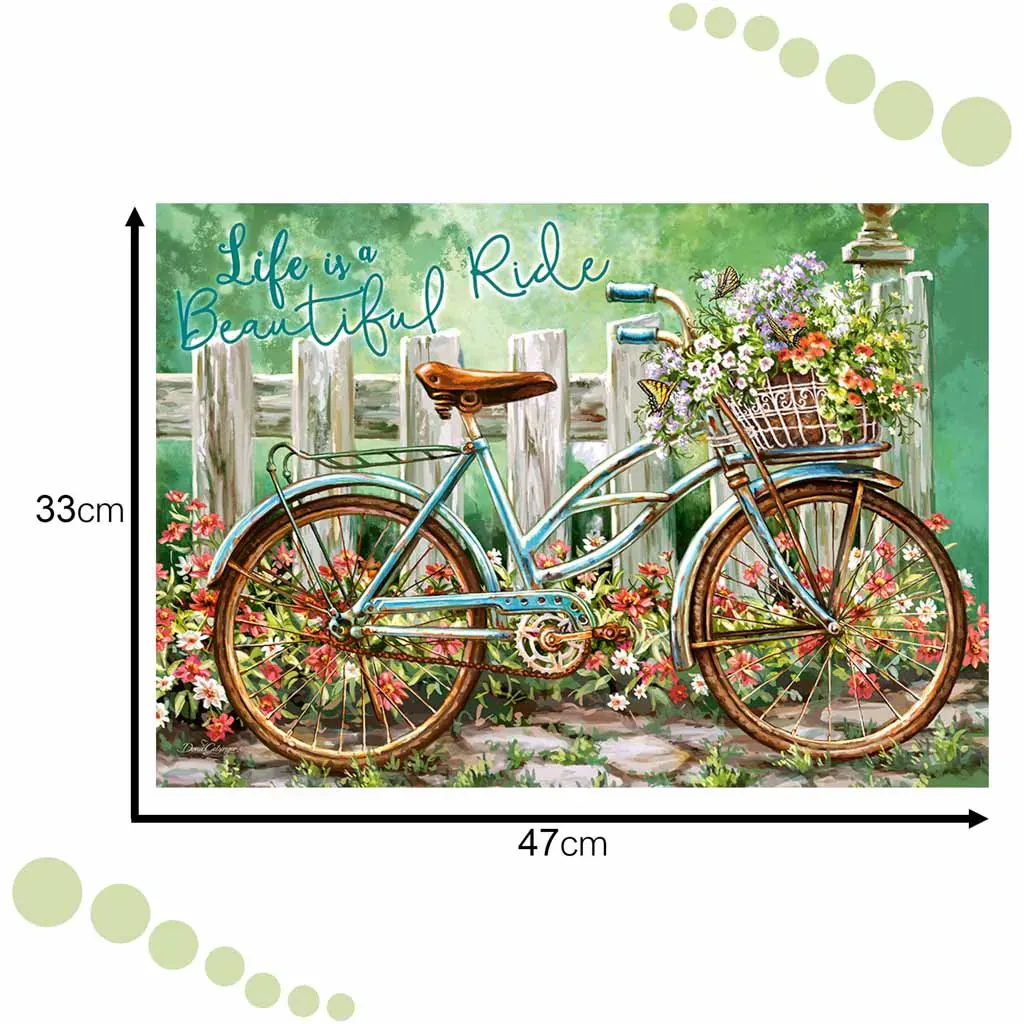 castorland puzzle bicikl u cvijeće 500kom. - slika 7