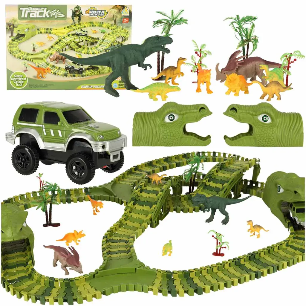 staza za autiće dinosauri 240 elemenata - slika 2