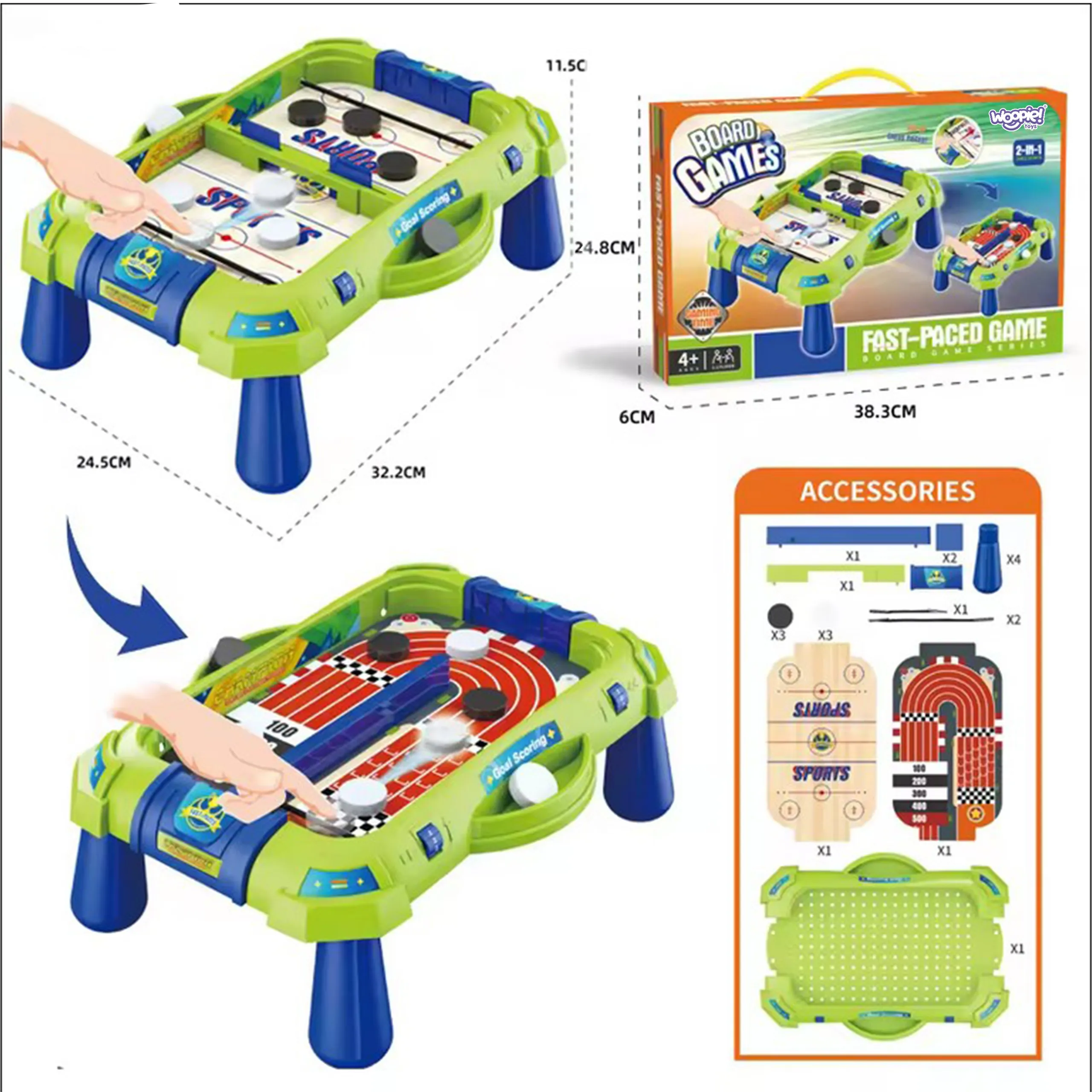 woopie mini igra - hokej i fliper - slika 3
