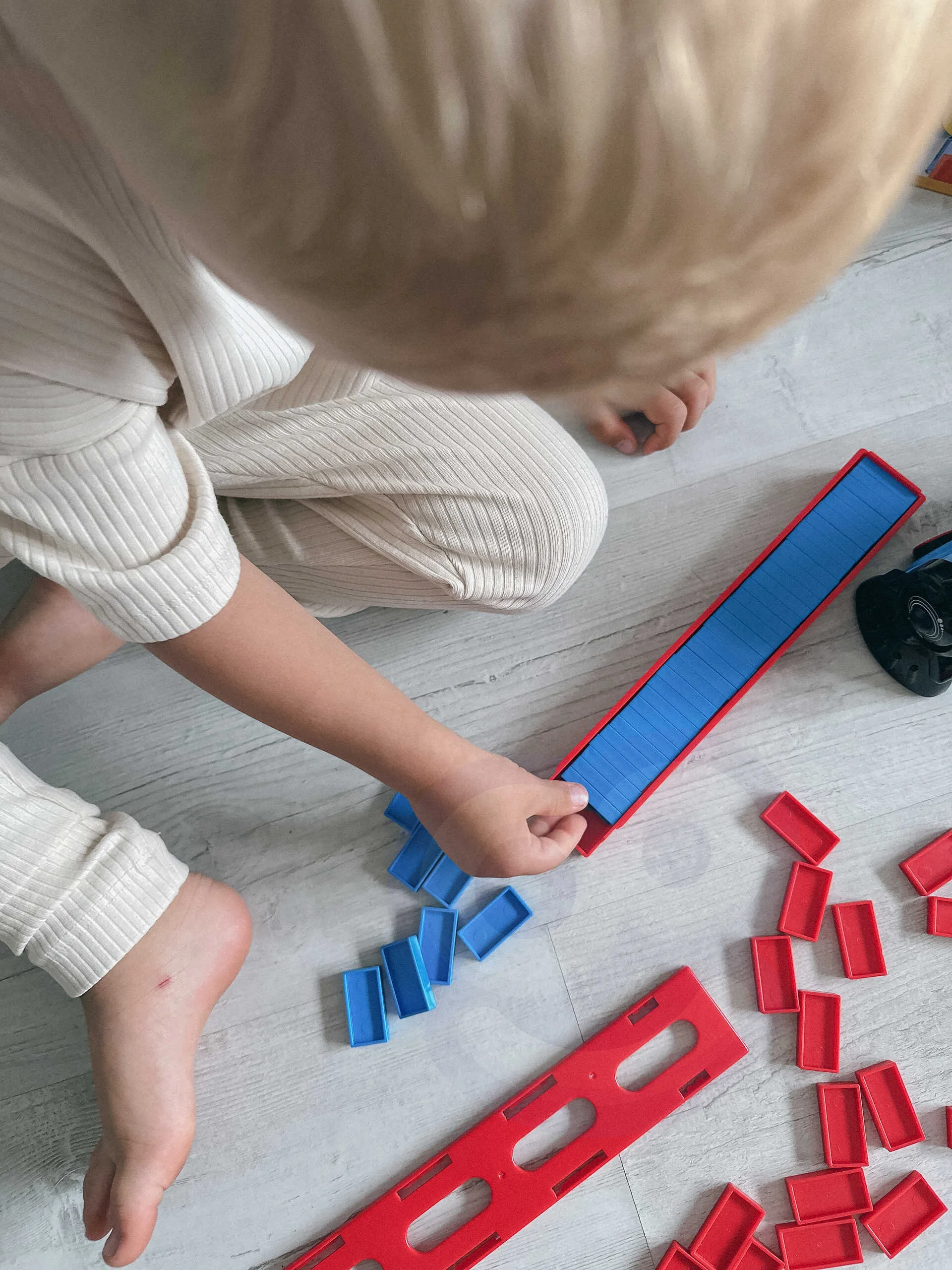 woopie električna lokomotiva za domino blokove s parom 80 el. - slika 8