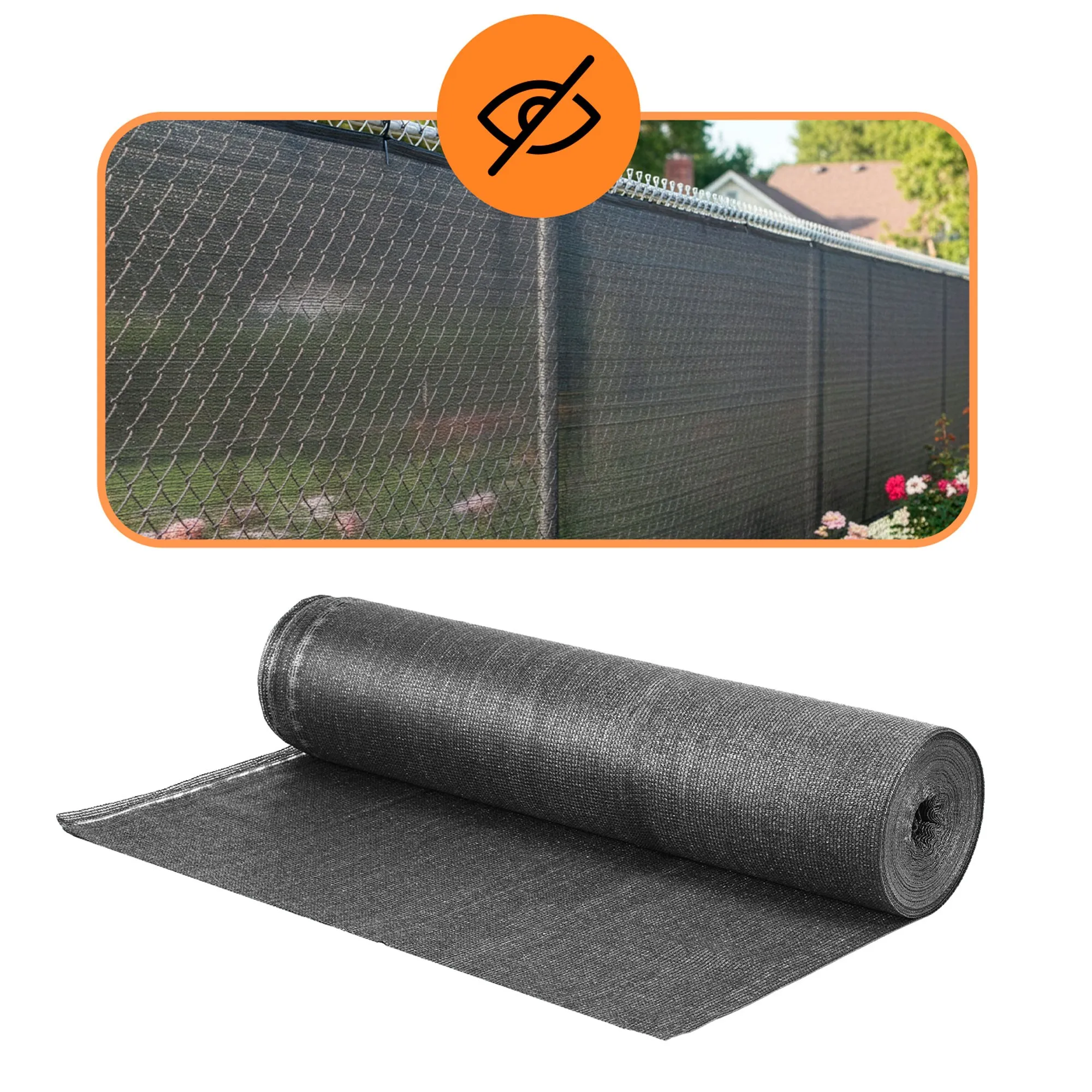 mreža za sjenu svijetli antracit 65 gsm 1,5 x 25 m - slika 11