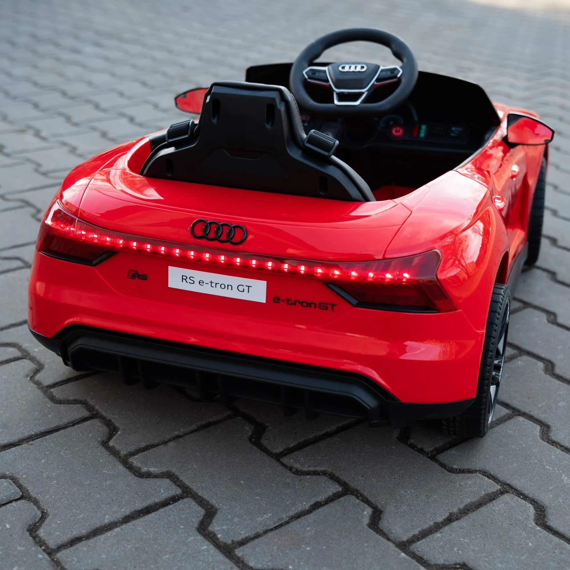 dječji automobil na akumulator audi, crveni 103 x 58 x 41 cm - slika 8