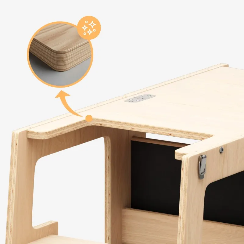 kuhinjski pomoćnik s funkcijom stola mooby 35 natural - slika 3