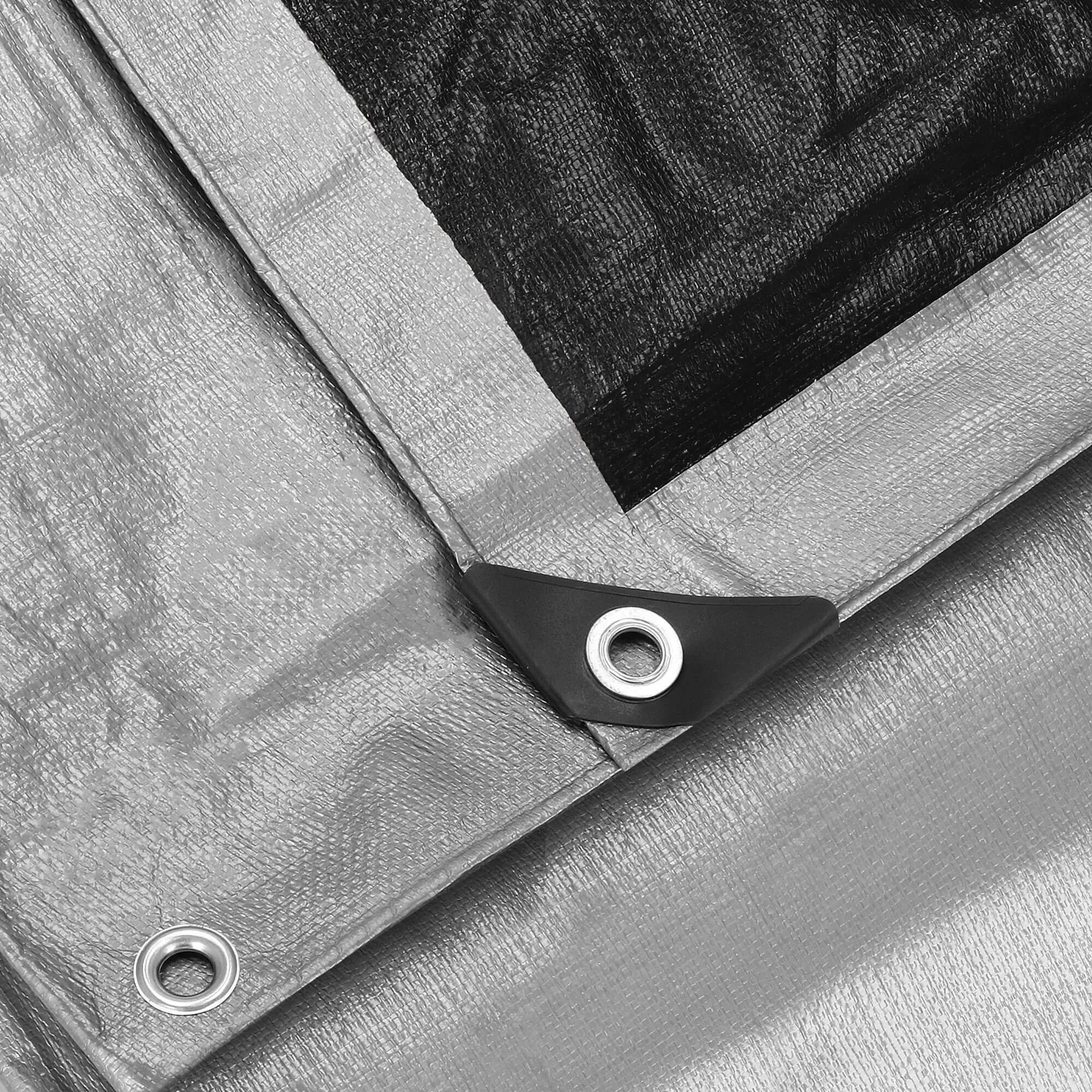 cerada 4 × 5 m sivo-crna - slika 11