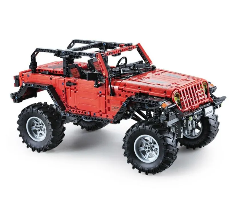 auto off-road s daljinskim crveni 1941 kockica - slika 6