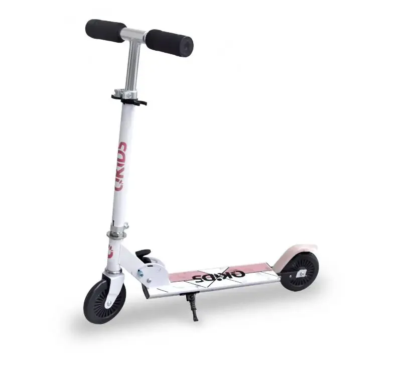 qkids flo aluminijski romobil svijetlo ružičasti - slika 2