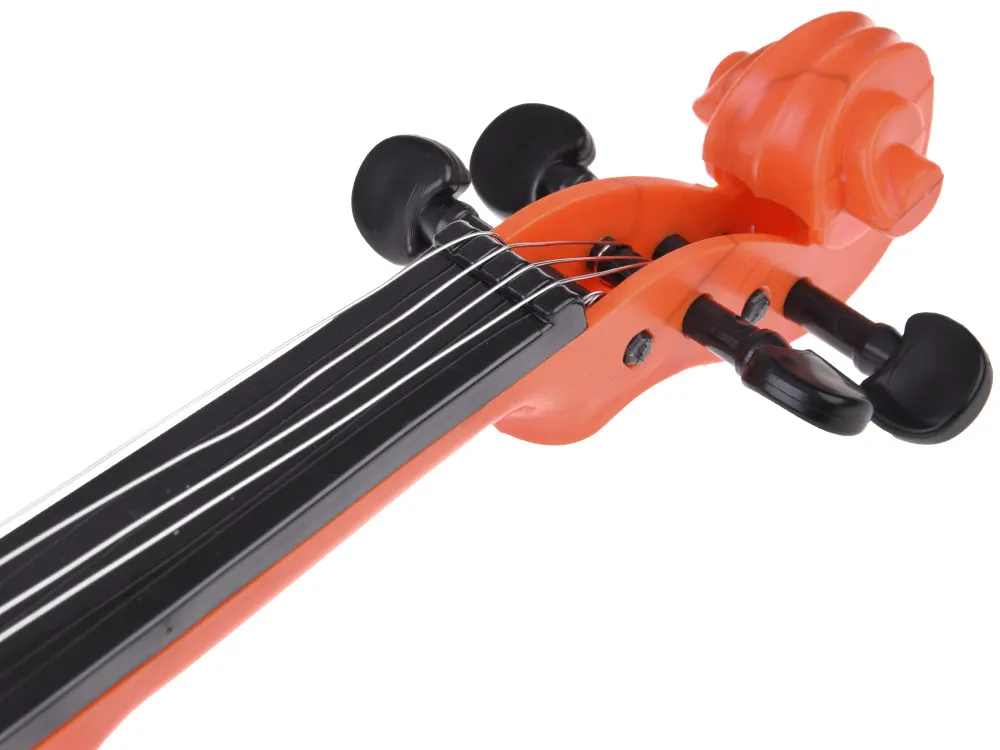 plastična violina s gudalom, igračka za djecu, 42 cm, svjetlo smeđa - slika 6