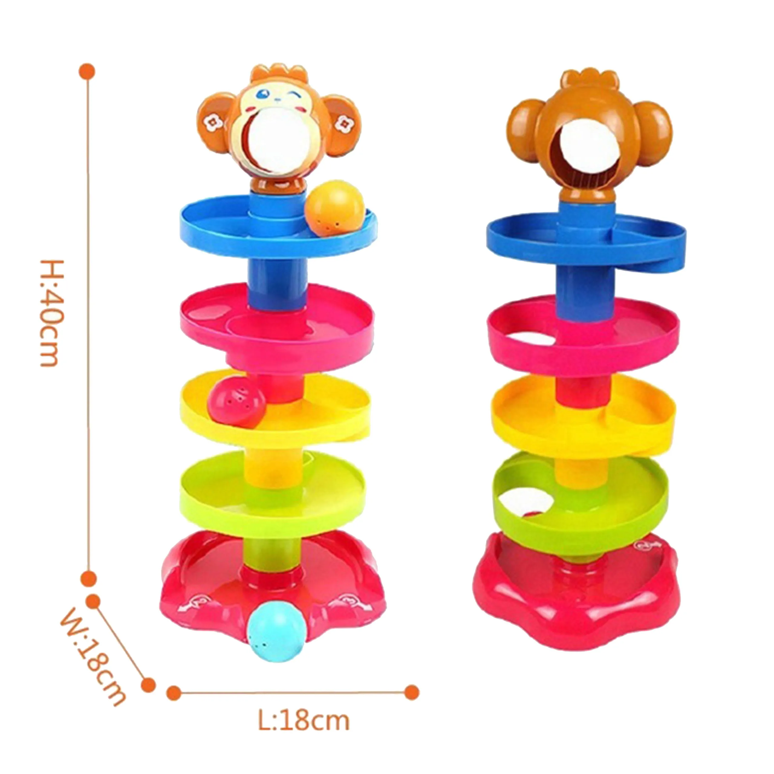 woopie baby spiralna staza + 3 loptice - slika 6