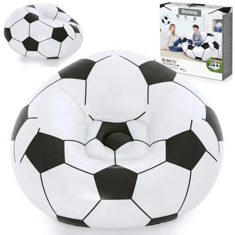 bestway sjedalica na napuhavanje football pouf 75010 - slika 2