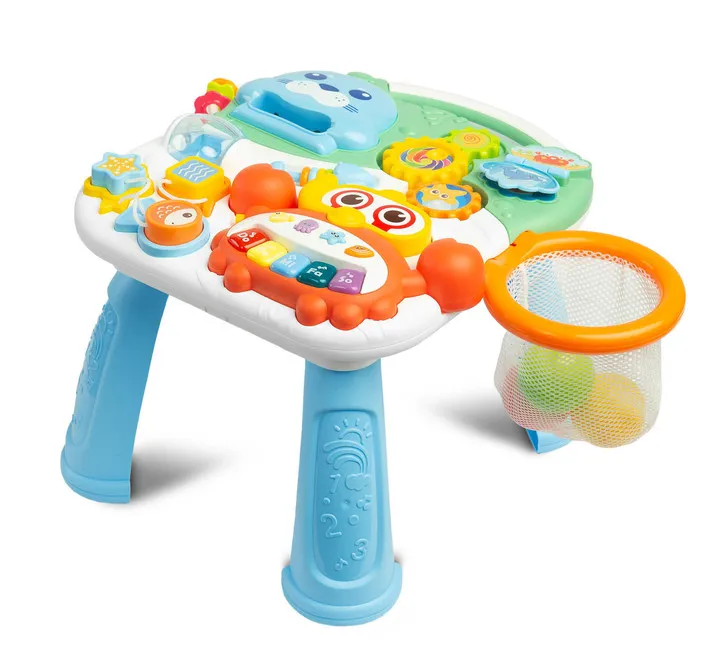 toyz 2 u 1 guralica i stol za igru zelena - slika 5