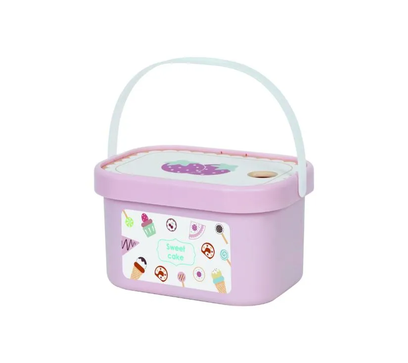 tooky toy drveni set slatkiša u kutiji - slika 7