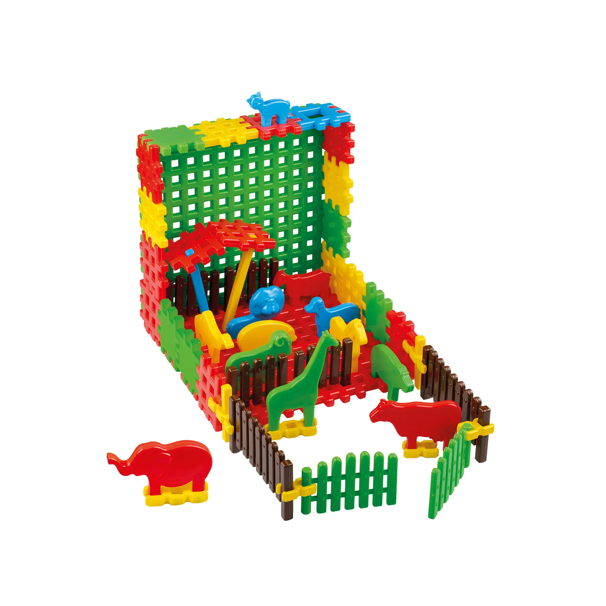 marioinex set waffle kockica zoo 50kom. - slika 4