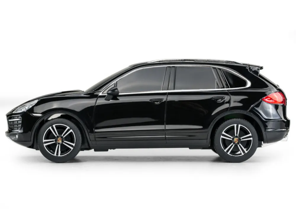 rc automobil 1:24 rastar porsche cayenne turbo, crni - slika 3
