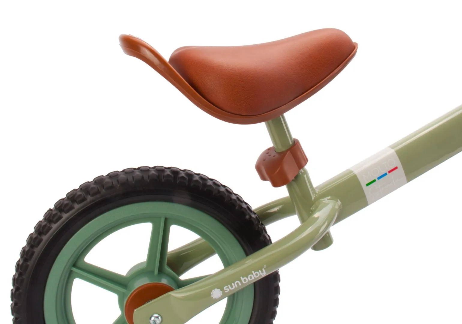 dječji bicikl bez pedala strada zeleni 12" - slika 7