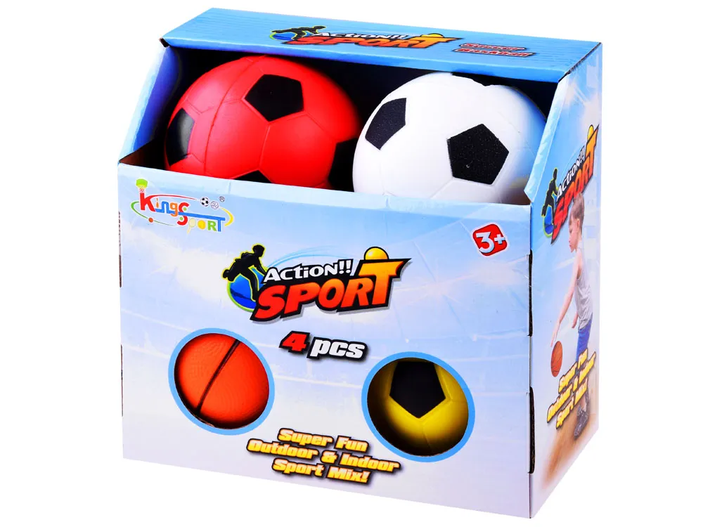set laganih pjenastih sportskih loptica 4 komada sp0705 - slika 3