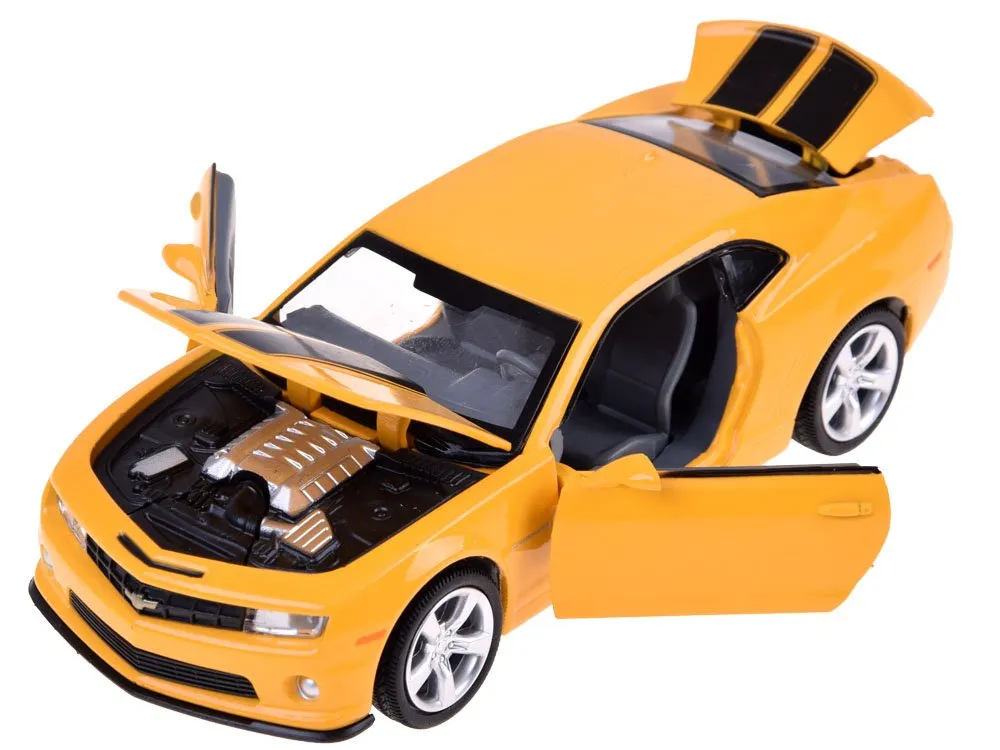 automobil chevrolet camaro ss 1:32 na frikcijski pogon - žuti - slika 3
